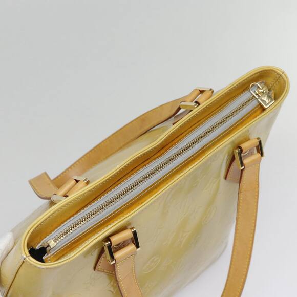 LOUIS VUITTON Monogram Vernis Houston Hand Bag Gris M91053 - Picture 6 of 13